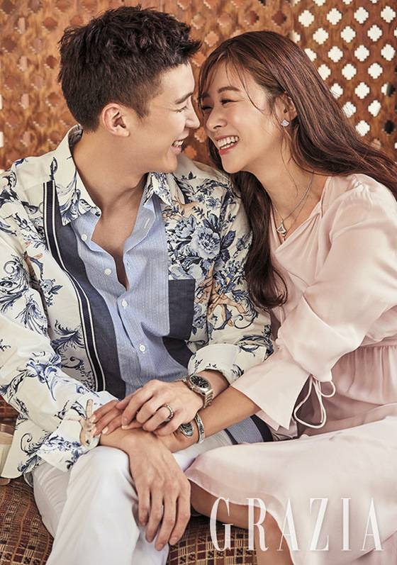 © News1 강경준 장신영 부부/그라치아 화보