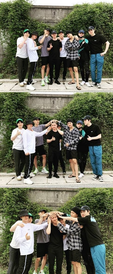 ▲ 그룹 엑소. 출처ㅣ찬열 인스타그램