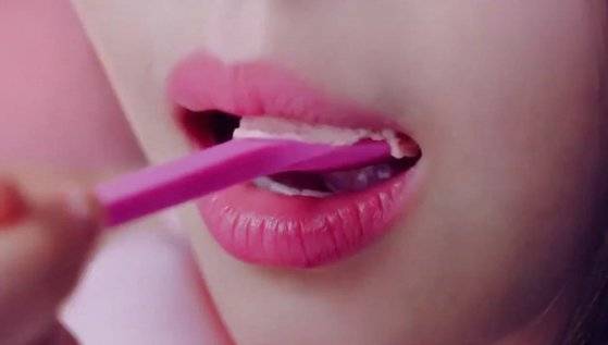 /사진=한 아이스크림 프랜차이즈 광고 영상 캡처