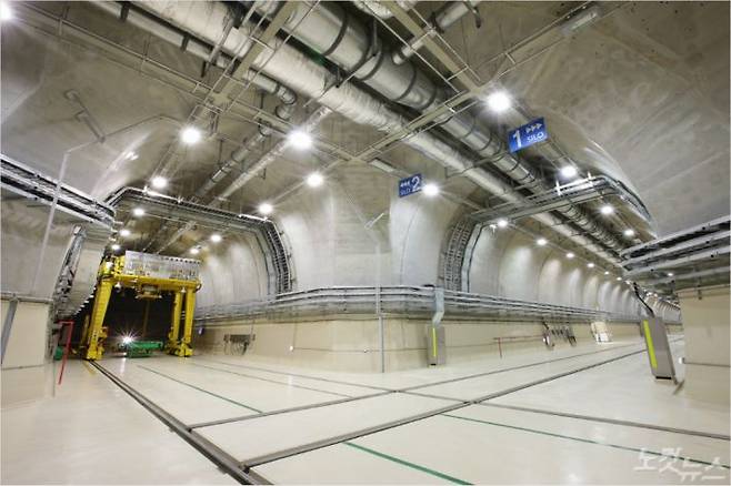 경주 방폐장 지하처분시설 전경(포항CBS자료사진)