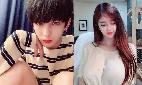 우창범 BJ열매 폭로전./사진=우창범, BJ열매 인스타그램