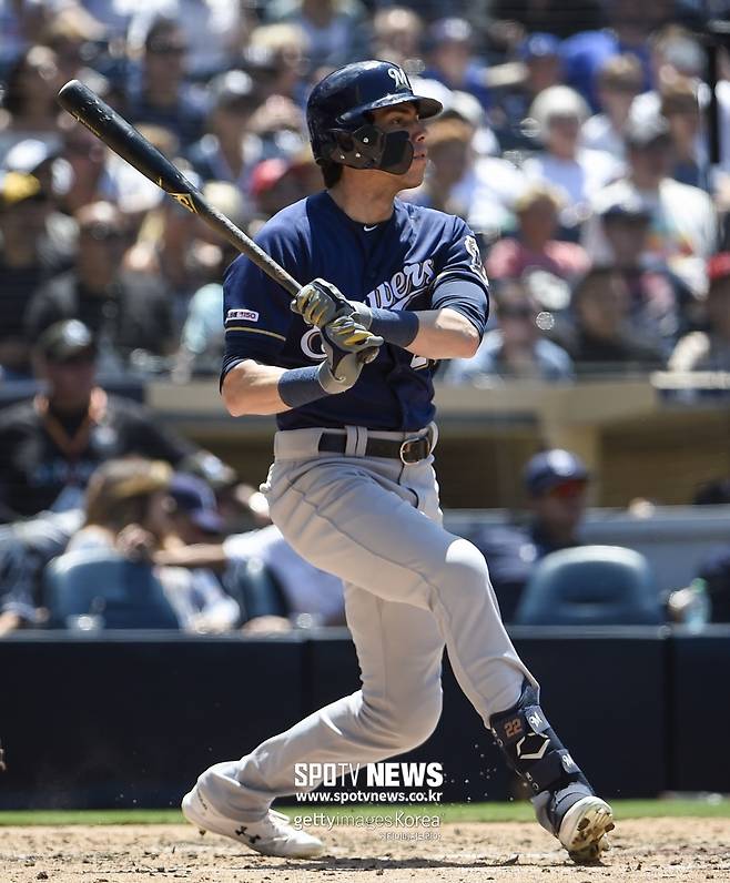 ▲ 31개의 홈런을 치며 전반기를 홈런 1위로 마감한 크리스티안 옐리치