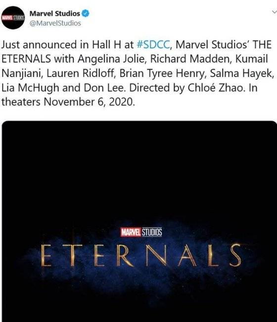 /사진=마블스튜디오 트위터