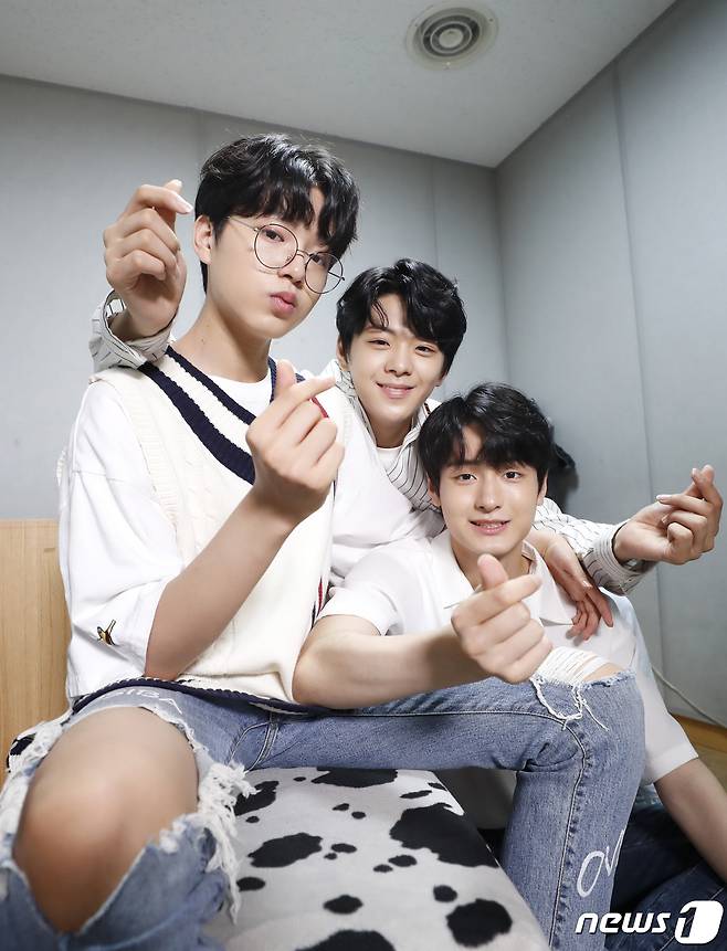 '프듀X101' 이진우 이태승 이우진(왼쪽부터)  © News1 권현진 기자