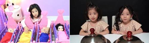 키즈 유튜버에 대한 아동학대 논란이 잇따르고 있다. [사진 출처 = 유튜브 채널 `보람튜브` 캡처(왼쪽), 유튜브 채널 `뚜아뚜지TV` 캡처(오른쪽)]