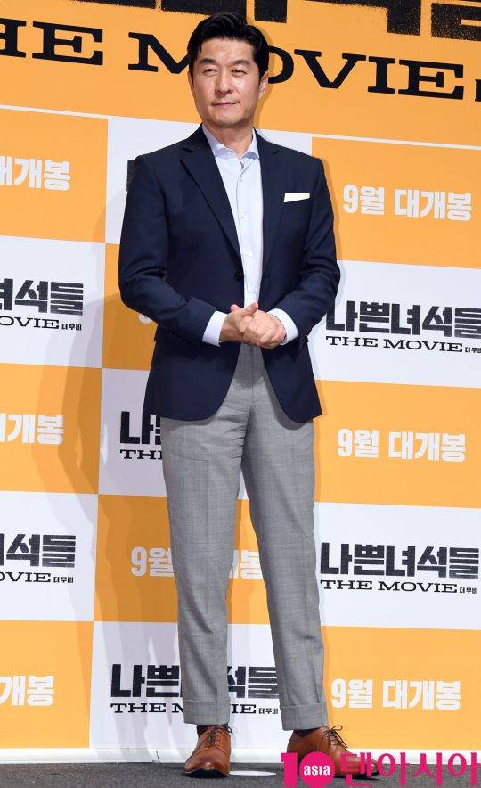 영화 ‘나쁜 녀석들: 더 무비’에서 오구탁 형사로 열연한 배우 김상중./&nbsp;조준원 기자 wizard333@