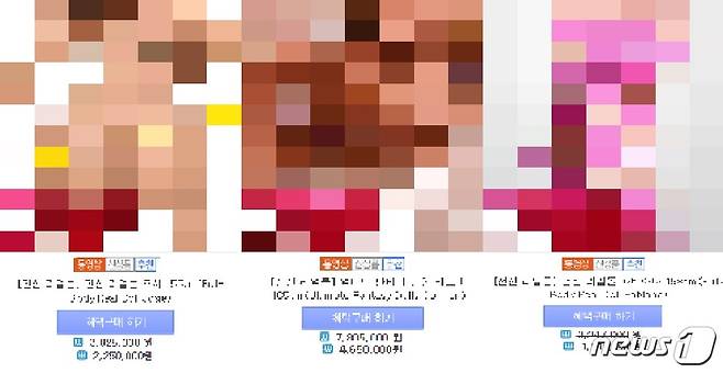 한 성인용품업체에서 온라인 상으로 '리얼돌'을 판매하고 있는 모습.(홈페이지 캡처)  © 뉴스1