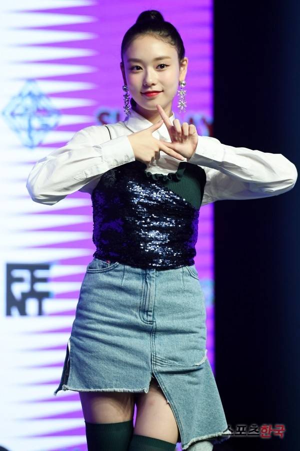 파나틱스(FANATICS) 첫 번째 미니앨범 'THE SIX' 발매 및 데뷔 쇼케이스에 참석한 도아. 사진=조은정 기자 new@hankooki.com