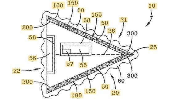 미 해군이 특허를 낸 하이브리드 우주항공ㆍ 수중기. [자료 미 특허청]