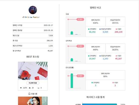 브릭씨의 캠페인 분석 보고서 [사진 애드히어로]