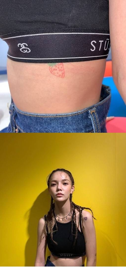 AOA 지민이 파격적인 모습을 공개했다.사진=지민 인스타그램