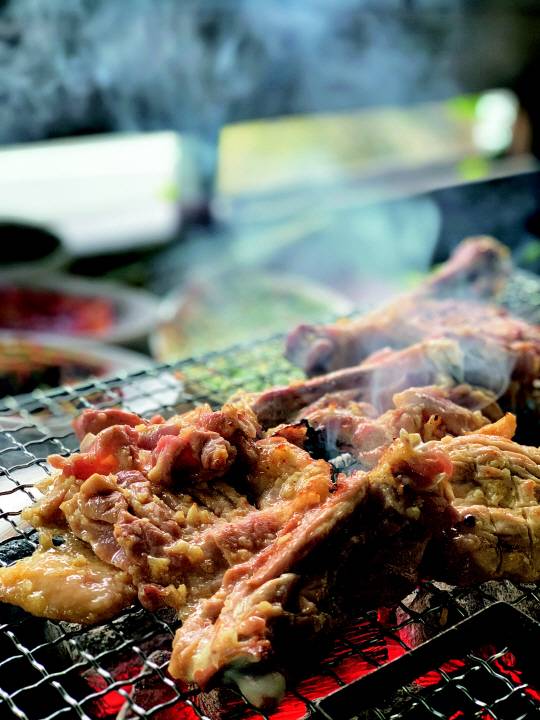 토종닭숯불구이