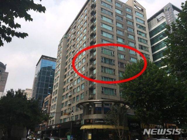 【서울=뉴시스】서울 강남구 역삼동 831-45 에스케이허브젠 202호가 경매에 나왔다.(제공 =지지옥션)