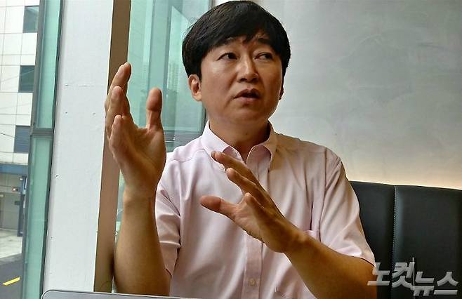 요시카타 베키 서울대 선임연구원이 CBS노컷뉴스와 인터뷰를 갖고 있다. (사진=이진욱 기자)