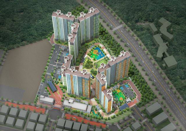 원주봉화산 메이블밸리 조감도. 부영그룹 제공