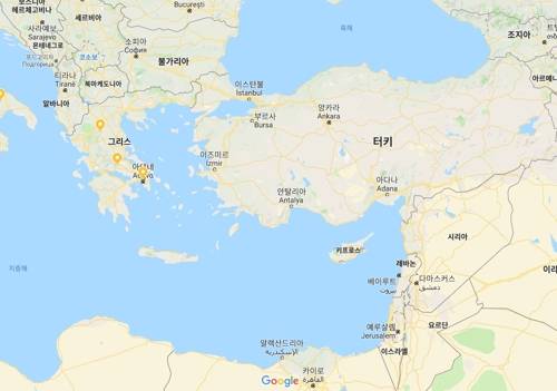 키프로스 위치. [구글맵]