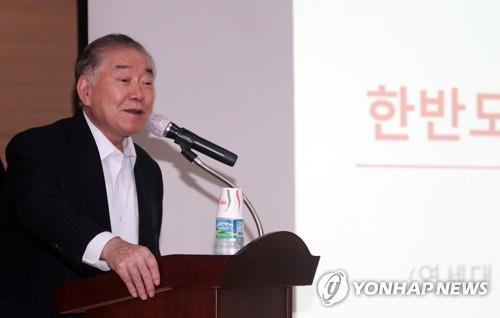 문정인 특보 [연합뉴스 자료사진]