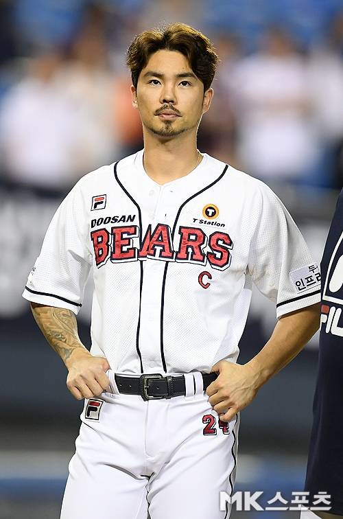 오재원(두산)은 20일 왼쪽 무릎 후방 십자인대 염증으로 1군 말소됐다. 사진=천정환 기자