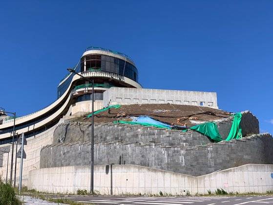 제주도에서 의료·휴양사업을 추진하다 중단된 제주헬스케어타운. 최충일 기자