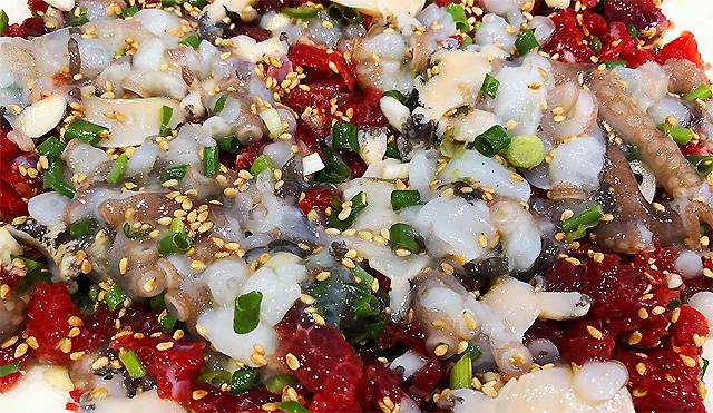 소고기 전복 낙지탕탕이