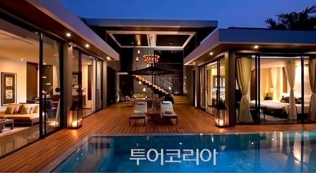 ▲ 풀 빌라 V(브이)빌라 리조트 투베드풀빌라