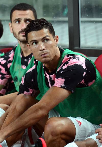 7월 26일 서울에서 열린 팀 K리그와 유벤투스 친선경기에 출장하지 않아 빈축을 산 크리스티아누 호날두(오른쪽). [동아DB]