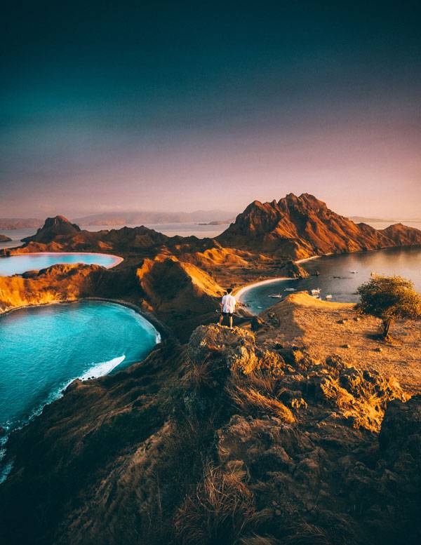 파다르섬 정상까지는 넉넉잡아 30분 정도가 소요된다