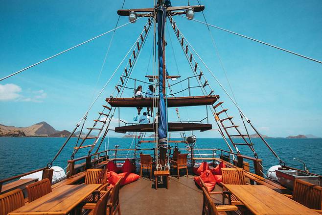 피니시의 선상 위에서