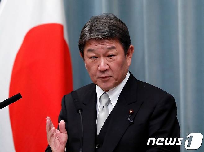 모테기 도시미쓰 일본 외무상 © 로이터=뉴스1