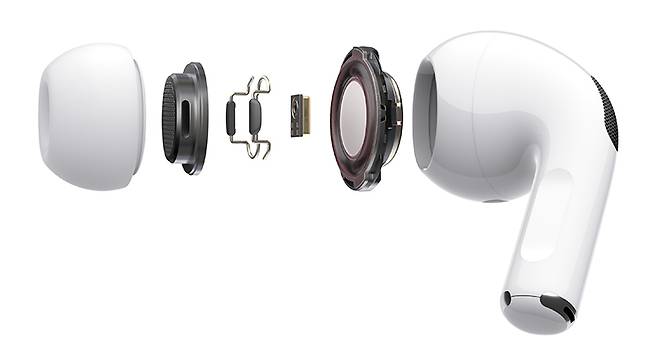 애플 에어팟 프로의 내부 구조  (제공=애플코리아)