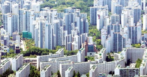 강남 대치동 일대 아파트 단지. 한경DB