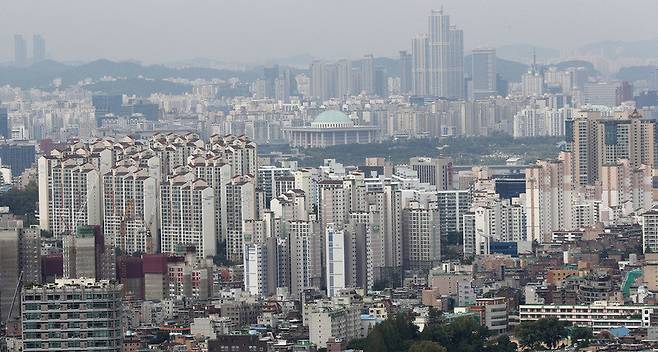 서울 아파트 전경. 연합뉴스