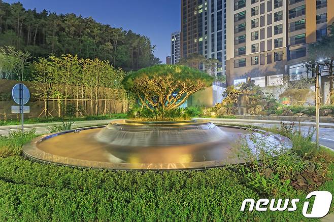 스프링카운티자이 수경시설.(제공=GS건설)© 뉴스1