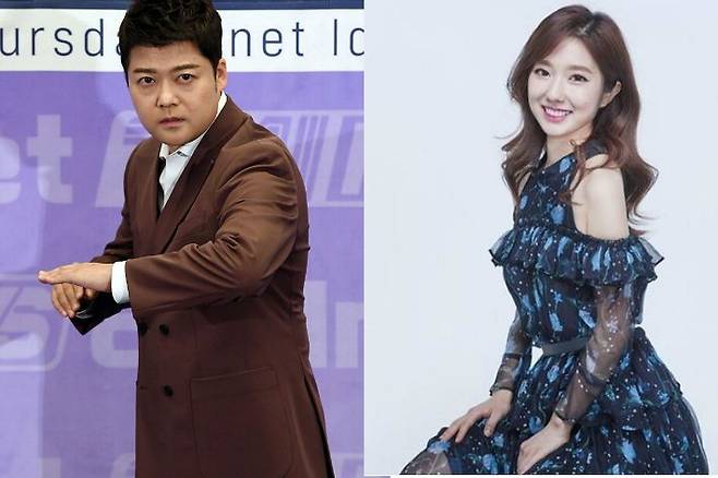 방송인 전현무(왼쪽)와 KBS 이혜성 아나운서 (사진=자료사진)