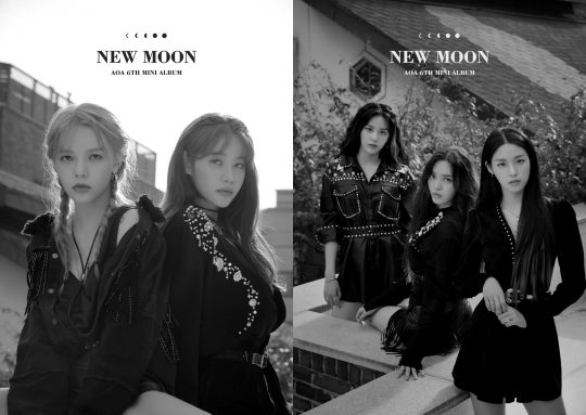 그룹 AOA의 미니 6집 ‘뉴 문’ 재킷 포스터. /사진제공=FNC엔터테인먼트