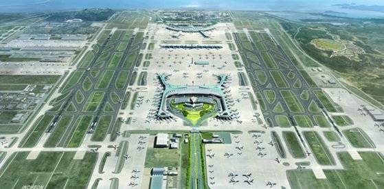 인천국제공항 조감도. [사진 인천국제공항공사]