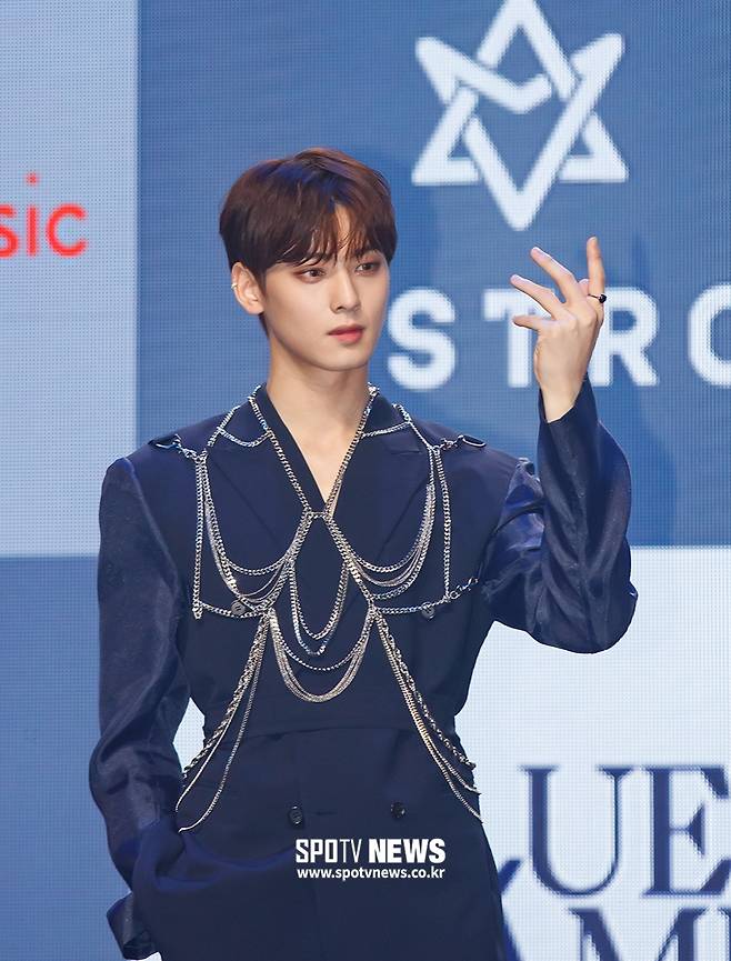 ▲ 그룹 아스트로 차은우. ⓒ한희재 기자