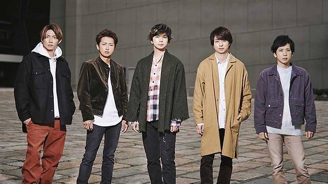 일본 아이돌 그룹 아라시 (사진=자니넷 홈페이지 캡처)