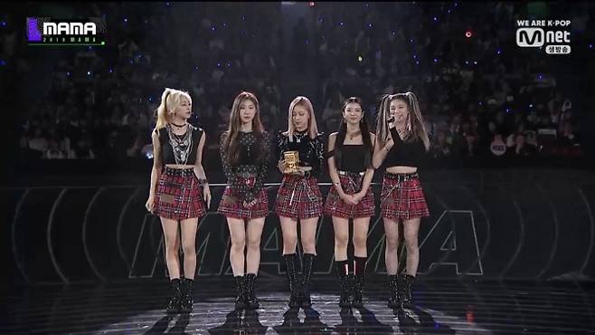 그룹 ITZY(있지)(사진=Mnet 방송화면)