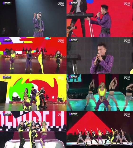 박진영 마마무./2019 MAMA