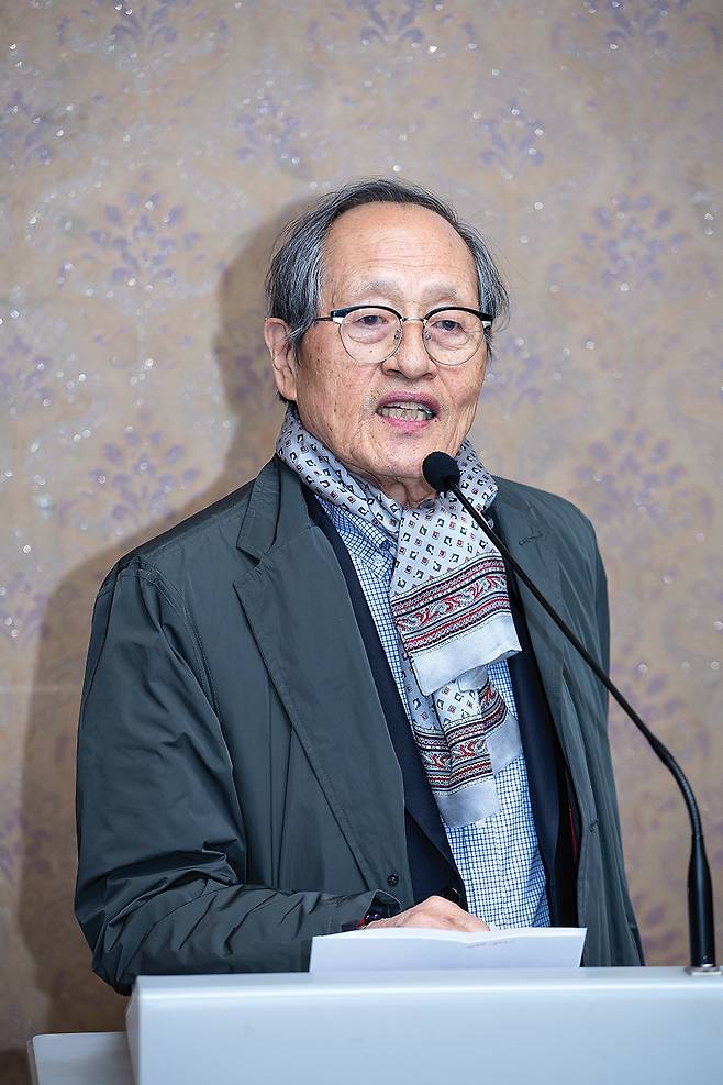 인보길 이승만건국대통령기념사업회 고문이 인사말을 하고 있다.