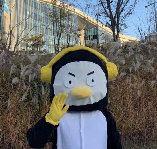 인사혁신처가 2019 공직박람회를 홍보하기 위해 최근 '펭수'를 패러디한 캐릭터 '펑수'를 선보였다. 인사처 인스타그램 캡처