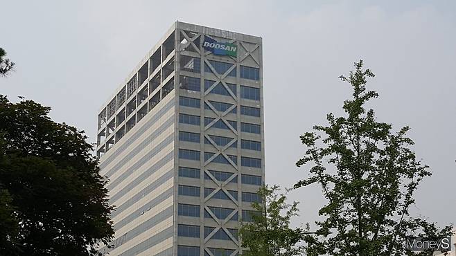 서울 강남구 논현동 두산건설 본사. /사진=김창성 기자