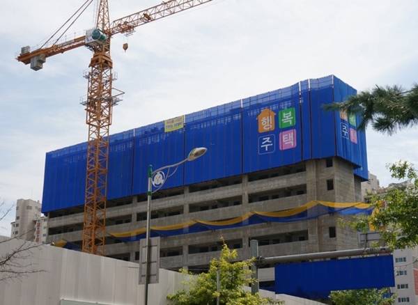 양주 덕정지구에 짓고 있는 행복주택으로 2020년 7월 완공 예정이다.