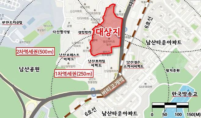 신당제9 재개발정비구역 위치도 [자료 서울시]