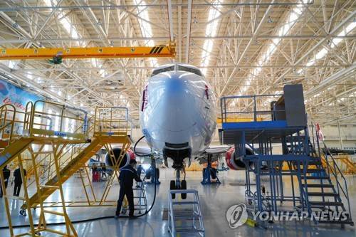 한국항공서비스 정비 현장 [한국항공우주산업 제공]