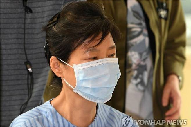 국정농단 사건으로  구속 수감 중인 박근혜 전 대통령. (사진제공=연합뉴스)