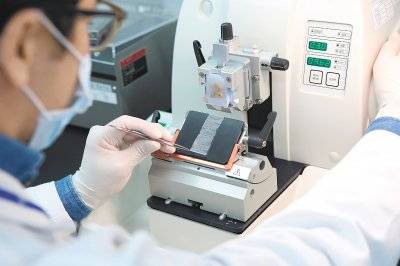 병리검체제작 중(계열사 Dt&CRO)