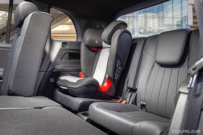 3열에 카시트 장착 시