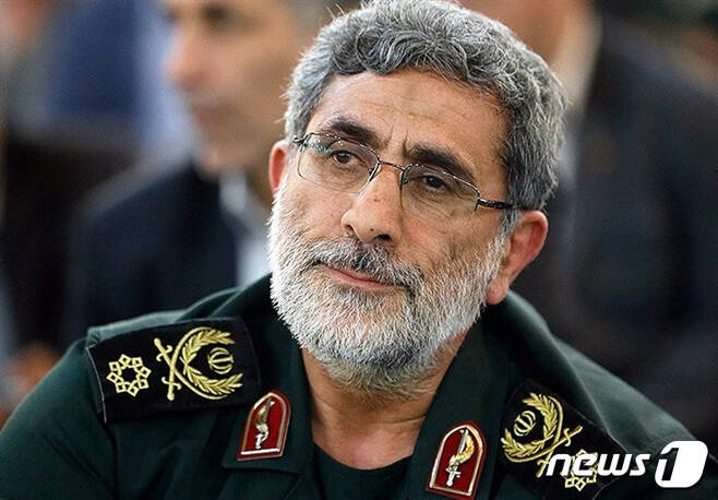 미군 공습에 사망한 거셈 솔레이마니의 후임으로 이란 쿠드스군 사령관에 임명된 이스마일 가니. © 로이터=뉴스1